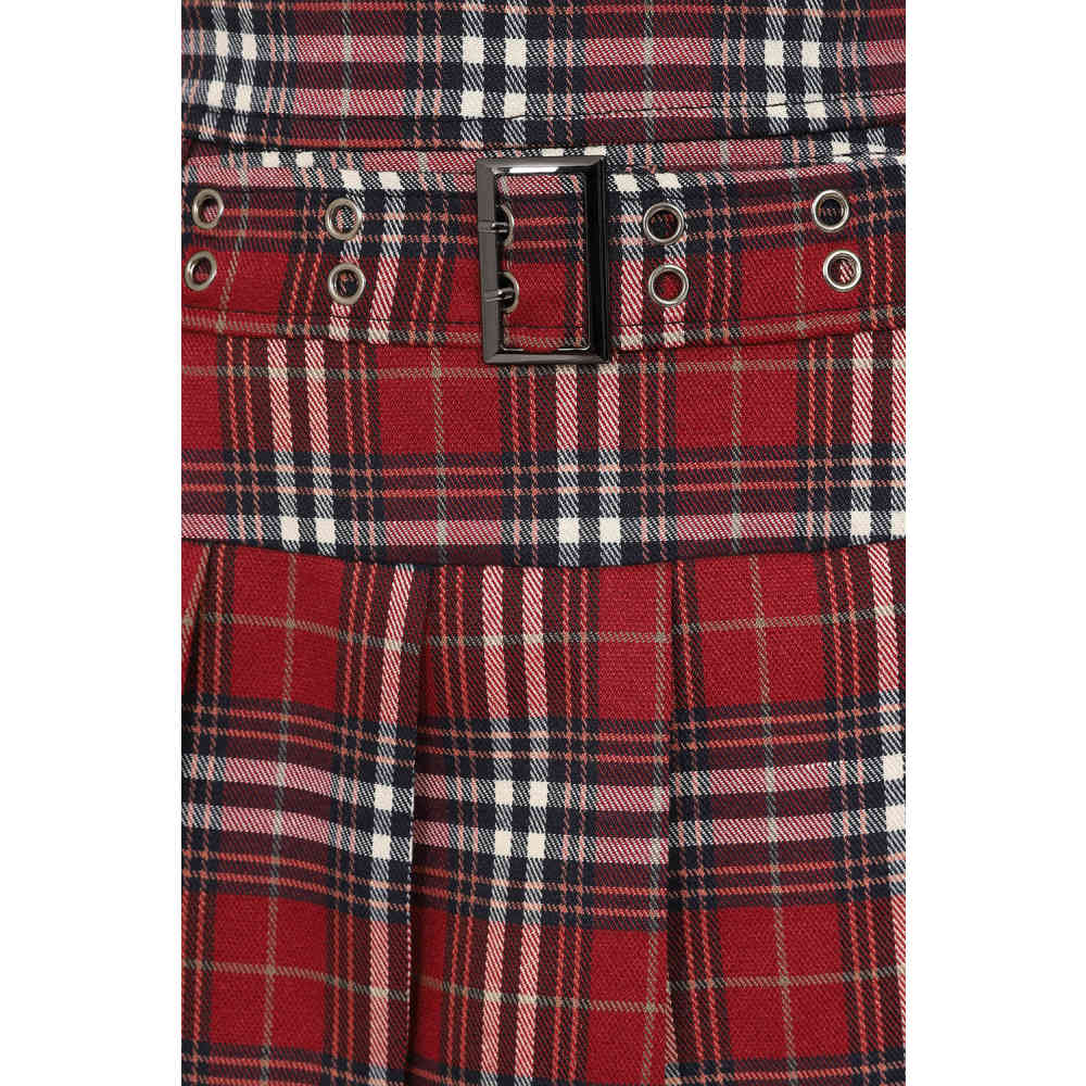 Banned - Just A Girl Courte Jupe - Bordeaux rouge